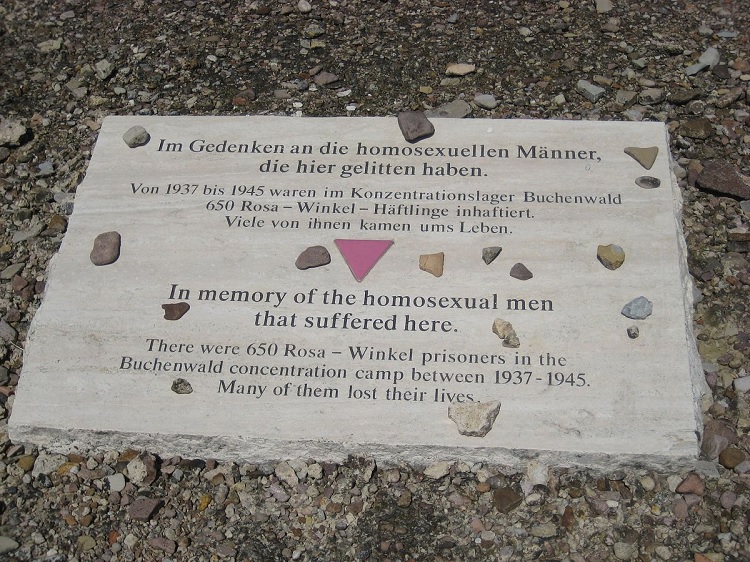 Homenagem aos homossexuais mortos no campo de concentração de Buchenwald