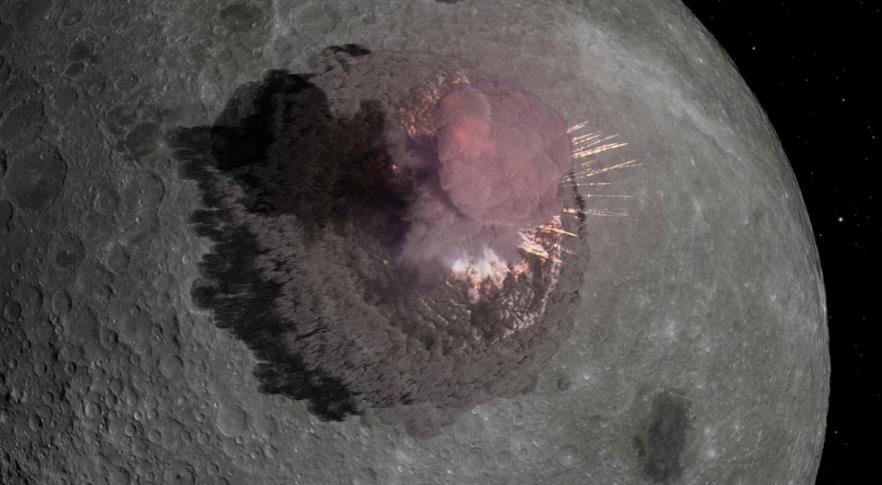 Impacto de meteorito na Lua
