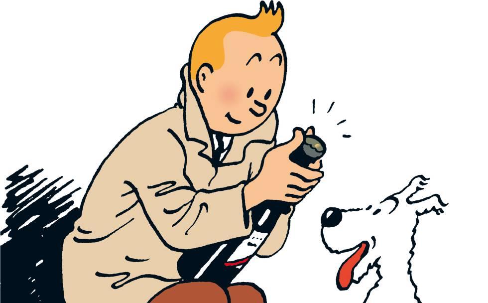 Primeira aparição de Tintim, famoso personagem de histórias em quadrinhos de Hergé-0