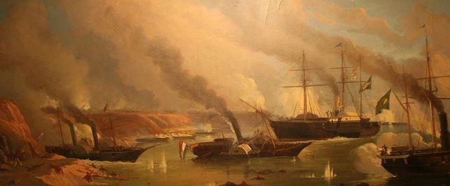 Travada a Batalha Naval do Riachuelo, umas da mais importantes da Guerra do Paraguai-0