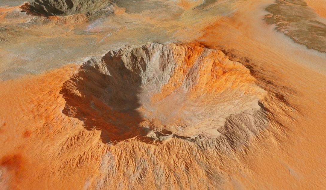 Cientistas encontram vulcão gigante em Marte com potencial para abrigar vida-0